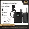 Беспроводной поясной микрофонный комплект Cross 2.4G Bluetooth с петличным микрофоном и гарнитурой для использования в классе и на улице