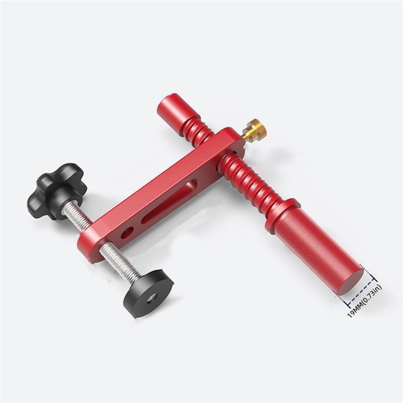 ABBY-2Pcs Woodworking Fast Pressure Feeder Desktop Pressure Plate Press Clip Manual Clamping Aluminum Alloy Accessories