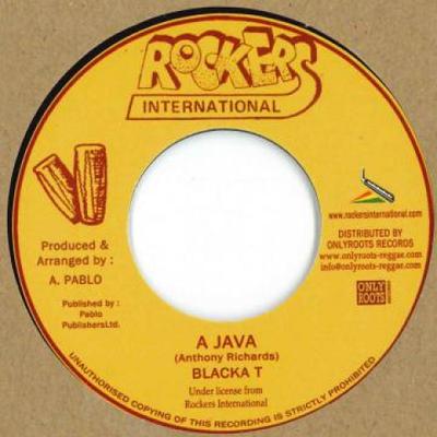 7-дюймовая пластинка BLACKA T - A Java / Версия OR96 Rockers/Onlyroo 1988 Европа Регги, Ска и Даб