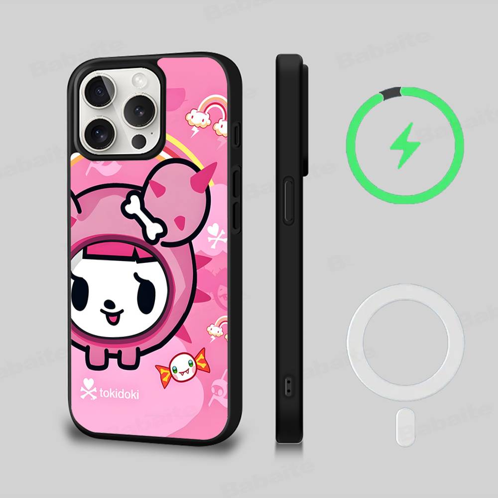 H-Hazbin Hotel Ангел Для Magsafe Магнитный Беспроводной Для IPhone 16 15 14 13 12 11 17 Pro Max Plus Чехол для Телефона