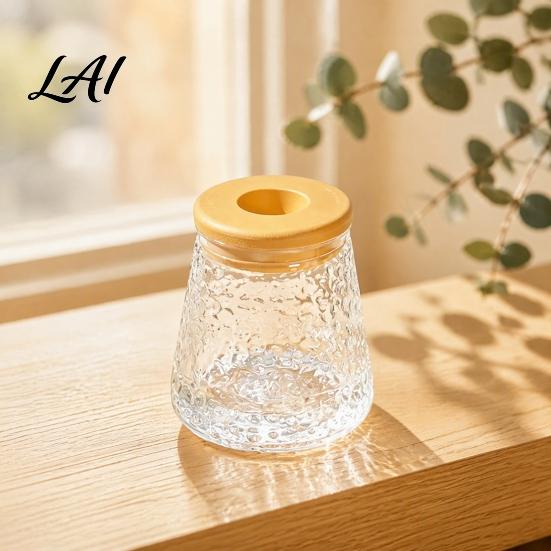 Durable PET Hydroponic Container Planter with Lid Glass-Like Clear Plant Propagation Station Desktop Pothos Water Culture Vase Flower for Cuttings,