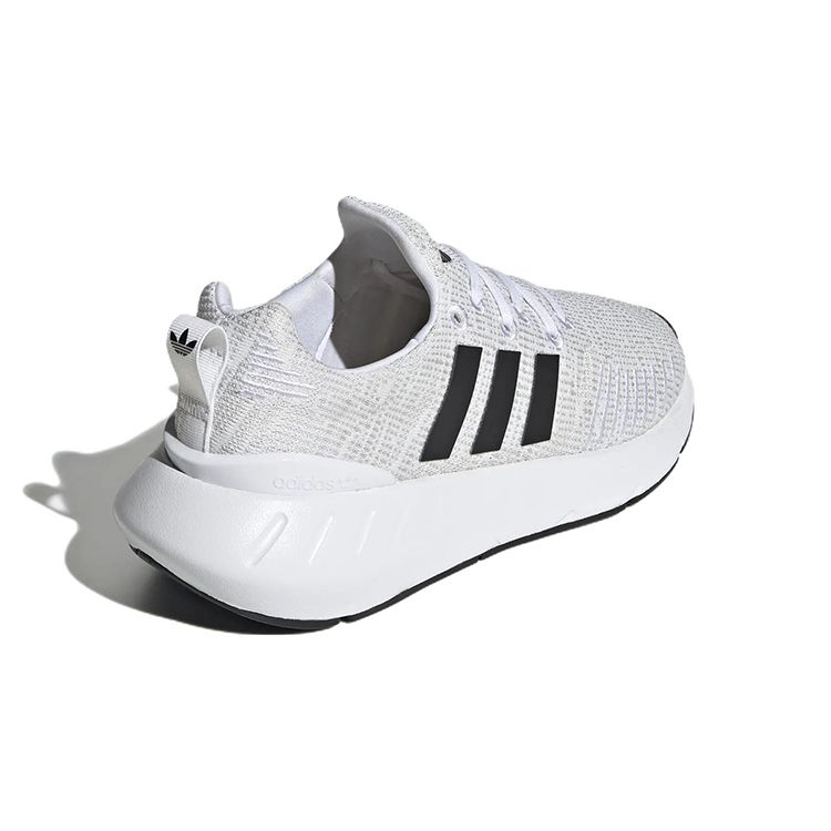 Adidas Swift Run 22 J White Grey Kids Sneakers Cloud-White Core-Black Grey-One GW8179