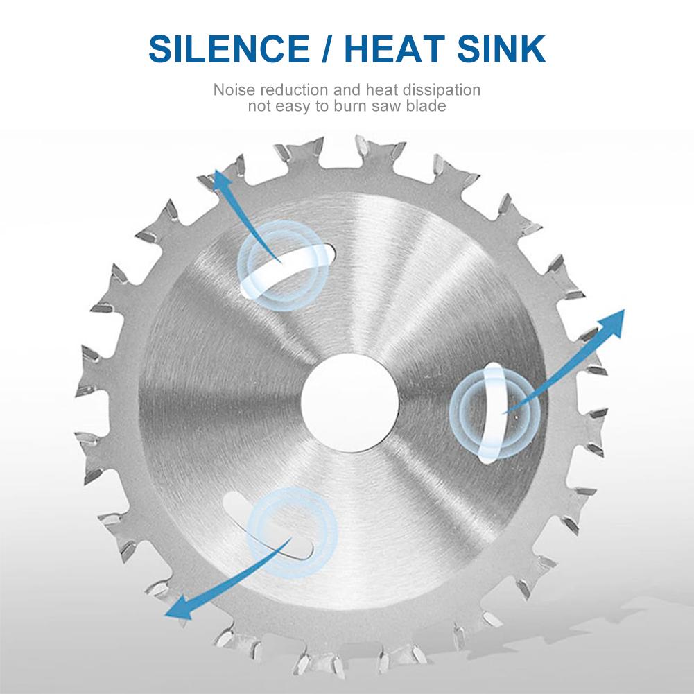4-дюймовый 20T двухсторонний пильный диск 110 мм сплав круглый режущий диск по дереву для дерева пластика ПВХ деревообрабатывающее режущее полотно пильный диск