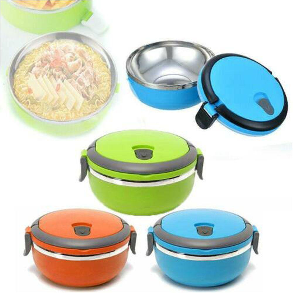 Portable Trave Kids Adult Lunch Box Vacuum Hot Food Flask Warmer Food Container