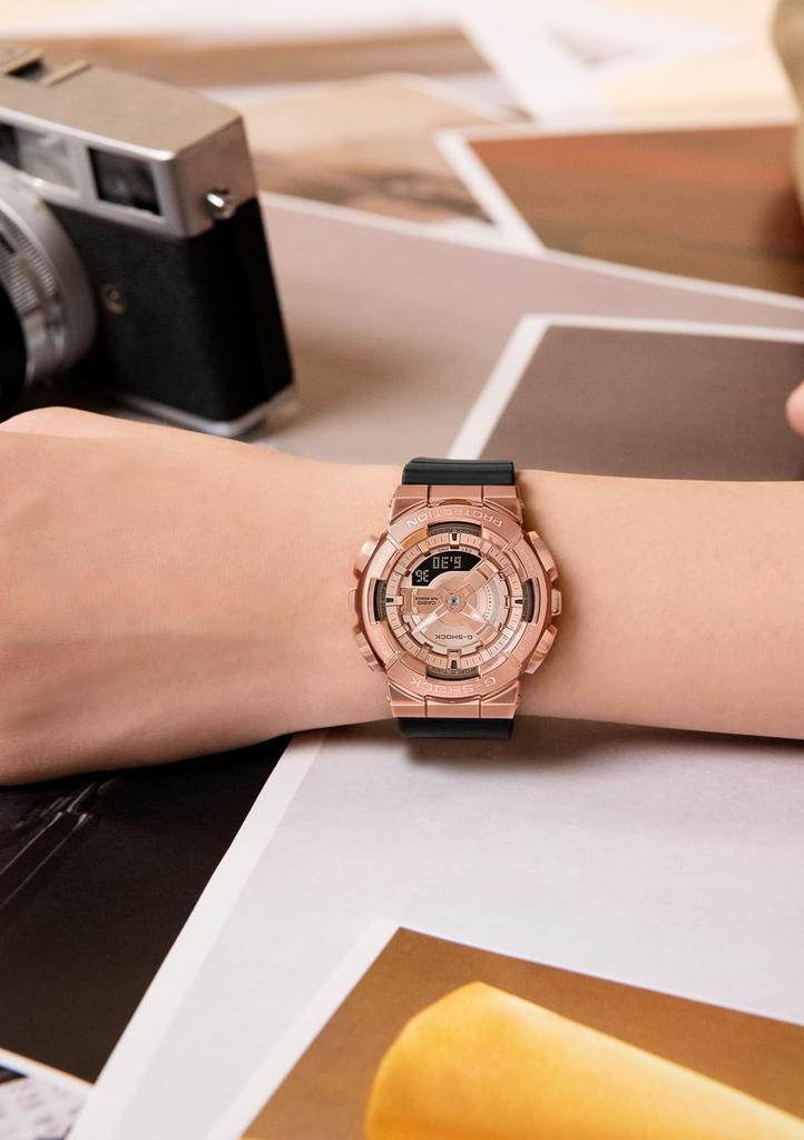 Watch Model Metal Covered Black [Casio] G-Shock [] Mid-size GM-S110PG-1AJF Women's