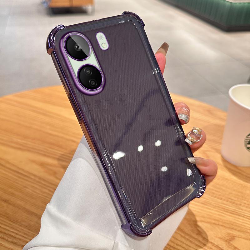 Противоударный чехол из ТПУ с подушкой безопасности для Redmi 14C 13C 12C 12 10 10C 9 9A K50 K60 K70 Pro Redmi Note 14 13 12 11 10 Pro 9s 13R Xiaomi 14 13 Pro