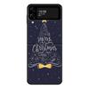 Веселый рождественский Санта-елка милый чехол для телефона Samsung Galaxy Z Flip Z Flip3 5G Z Flip4 жесткий матовый чехол из ПК