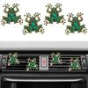 1Pcs Cute Frog Car Air Vent Clip Bling Air Freshener Clip Rhinestone Auto Diffuser Decoration Creative Car Interior Accessories