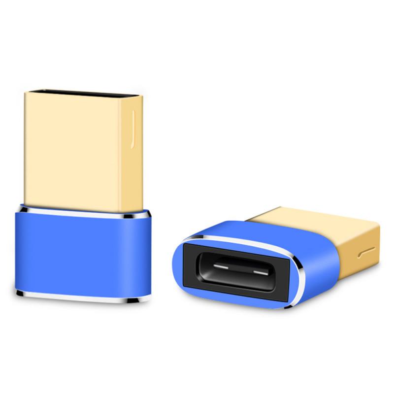 USB 2.0 USB A Папа к Type C Мама Разъем Переходник Тип USB C Стандартная Зарядка Передача Данных Аксессуары для Мобильных Телефонов