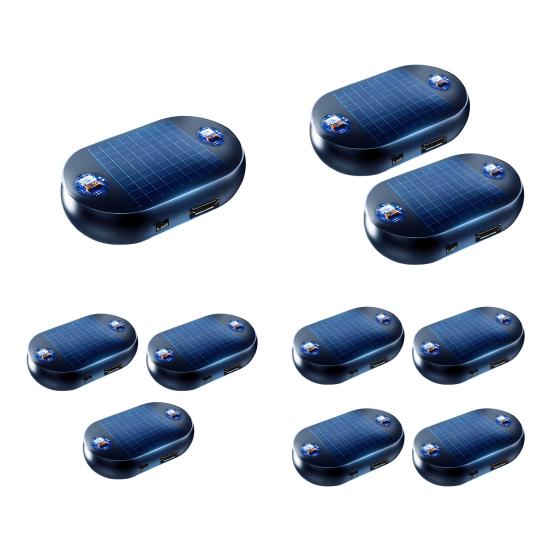 Устройство для удаления снега и льда, быстрый обогреватель автомобильного стекла с электромагнитной изоляцией, портативный, на солнечной батарее, с USB-подзарядкой