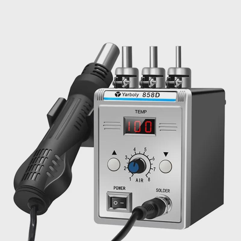 858D Digital Hot Air Rework Soldering Station, 700W, 110V/220V