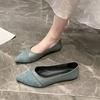 Versatile French Low-heeled Light-mouth Ladyshoes Fashionable Xiaoxiangfeng Flat-soled Single Shoes Women's Autumn New Models