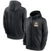 Mens Zip-Up Hooded Sweatshirt NFL Football Team Print Athletic Casual Wear