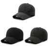 Elegant Winter Baseball Cap For Older Men Adjustable Warmth With Ear Protection