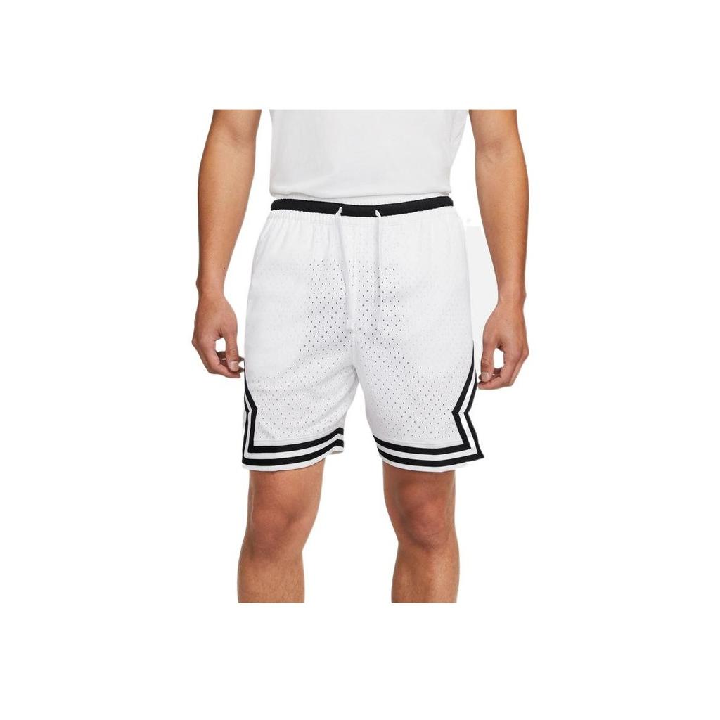 Jordan Spirit Diamond с логотипом и принтом на шнурке, дышащие баскетбольные шорты, мужские брюки, белые DH9075-100