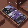 Цветная текстура дерева для Oppo A79 5G 58 78 74 60 4G Reno 11F Realme GT 6 11 Note 50 10 C55 X2 Закаленное стекло Черный чехол для телефона