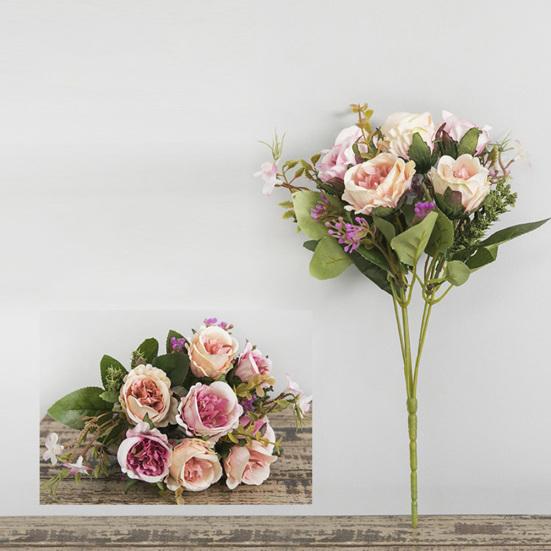 1шт искусственный цветок роза DIY производительность сад свадьба домашняя вечеринка фото реквизит