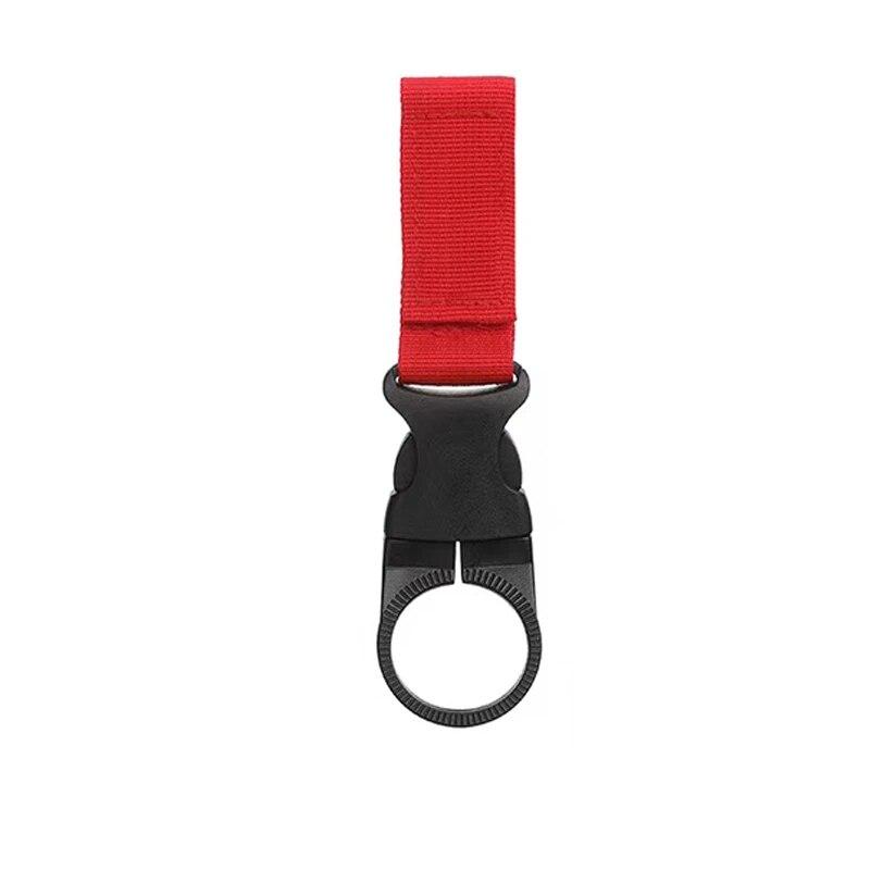Webbing Buckle Hook Water Bottle Holder Clip Outdoor Military Nylon EDC Climb Carabiner Belt Backpack Hanger Camp