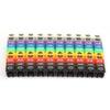 100PCS Snap-fit design Wire Number Label Plastic Materia Wire Label Tube Cable Marker  Wire Marking