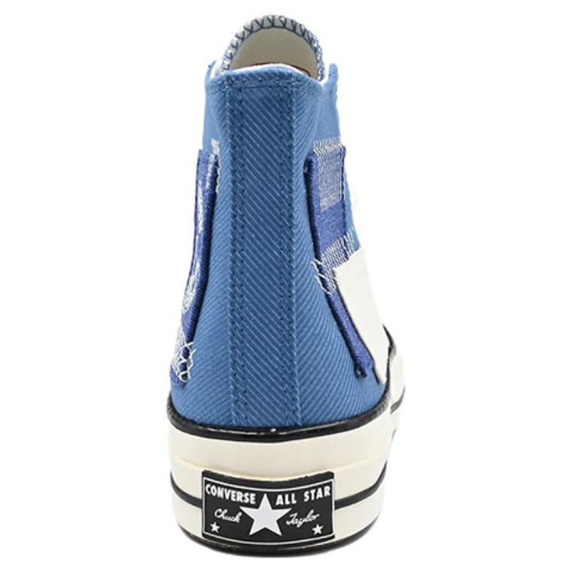 Converse Chuck 70 Wear-Resistant High-Top Canvas Shoes Unisex Vintage Blue Unisex