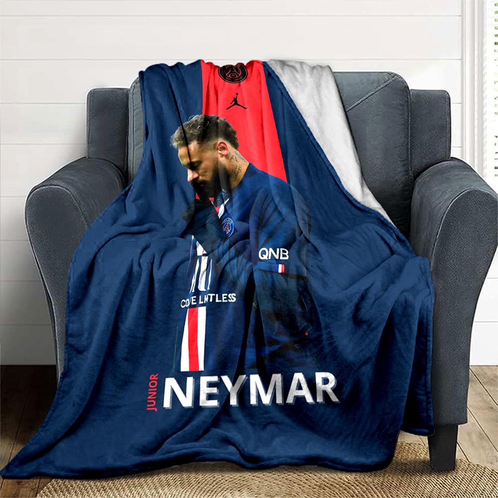 Neymar Jr Blanket Comfortable Perfect for Chair Bedding Picnics Four Seasons Universal Modern Ideal Gift For Birthday Valentine'S Day