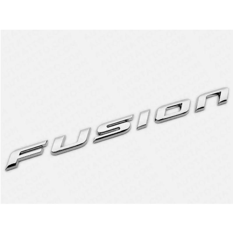 gycsn9 New Style 3D ABS For Fusion SE Chrome Gloss Black Emblem Badge Nameplate Decal