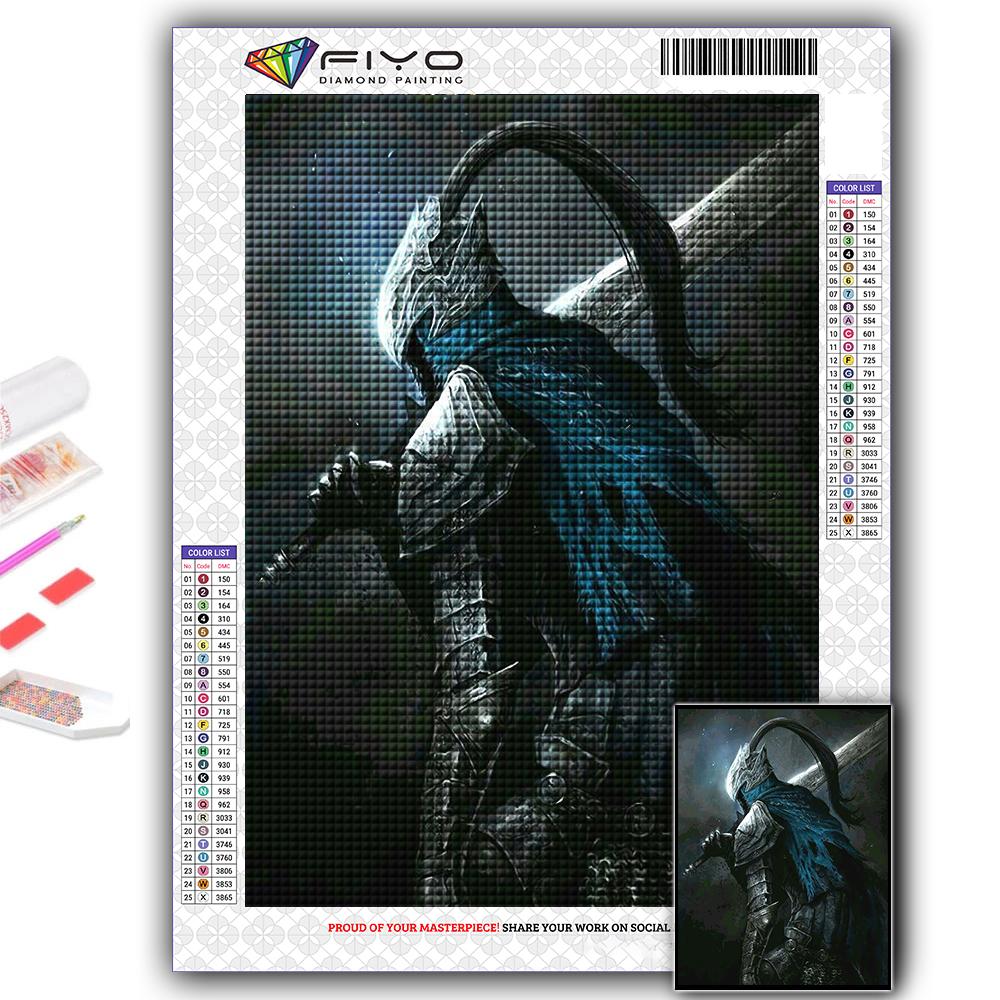 Full 5D Diy Diamond Painting Game Dark Souls 5D Diamond Painting