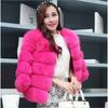 Women Autumn Winter Imitation Fox Fur Faux Fur Coat Women's Short Long Sleeve Fur Artificial Fur Coat