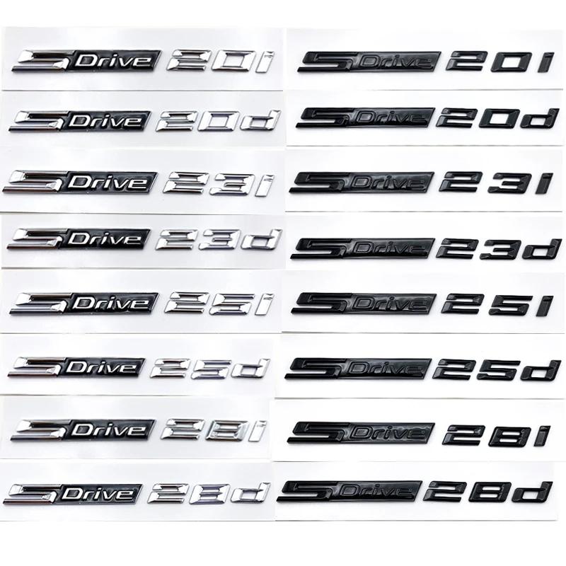GVSW4 3D SDrive 20i 23i 25i 28i 20d 23d 25d 28d Car Fender Emblem Trunk Badge Sticker For BMW M X1 X3 X4 X5 X6 X7 GT Logo Accessories