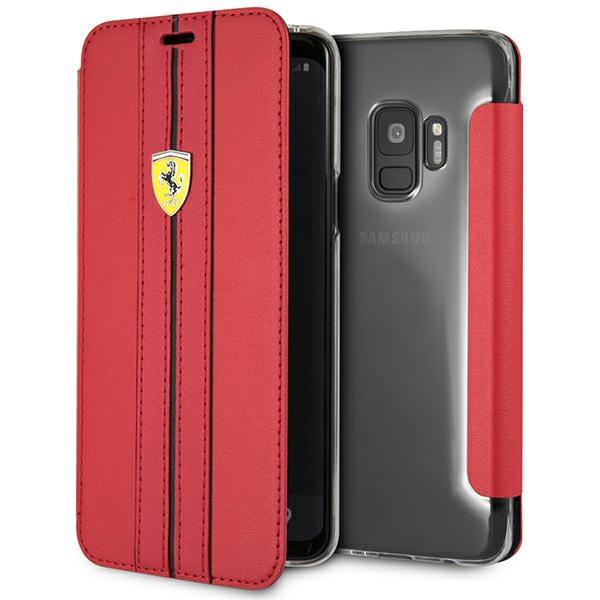 Etui z klapką do Samsung Galaxy S9 Ferrari Czerwone Urban
