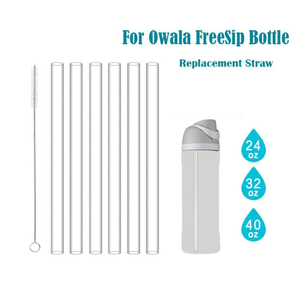 PCT Bottle Straws Reusable Long Straw Durable Replacement Straws for Owala FreeSip 24 oz 32 oz