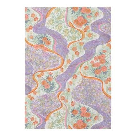 Washi Kawa Sumi Chiyogami Yuzen A4 approximately 2129.7cm 15 patterns sheets set D