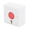 PB?68 Push Button Switch Emergency Flush Mount Alarm Manual Reset with Key for Shop