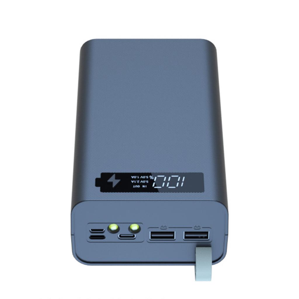 12-слотное зарядное устройство для аккумуляторов 18650 для корпуса Power Bank, DIY-инструменты, двойной USB-аккумуляторный бокс