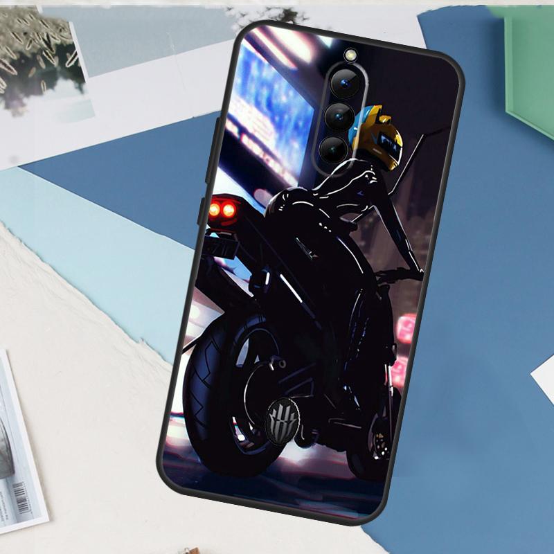 Чехол с девушкой-мотоциклисткой в стиле аниме для ZTE Nubia Red Magic 8S 9S 10S 10 9 8 11 Pro Plus 6 7 6S 7S Pro 5G 6R 10 Air