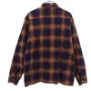 MAYWOOD 60s 70s Vintage Check Pattern Long Sleeve Flannel Shirt M Navy Men's Used