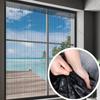 Летняя самоклеящаяся сетка для окон, защита от комаров, защита от летающих насекомых, невидимые сетчатые шторы, съемная магнитная сетка для окон