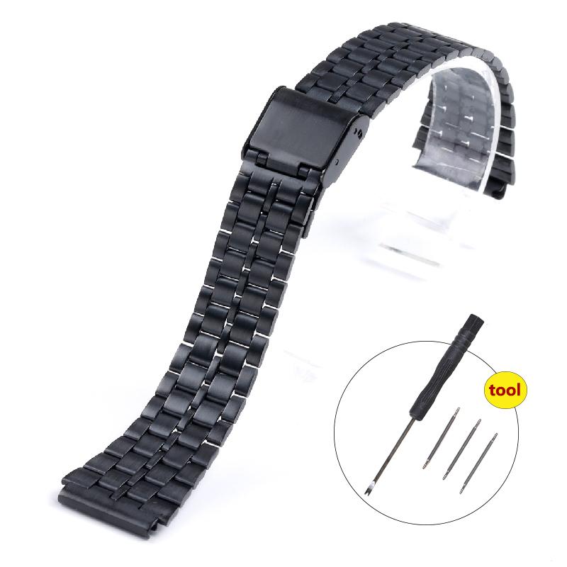 Для Casio F-91W Металлический ремешок 18 мм Браслет из нержавеющей стали Casio Ae 1200wh для AE1300 AQ230 F105 F108 A158W A168 Замена ремешка