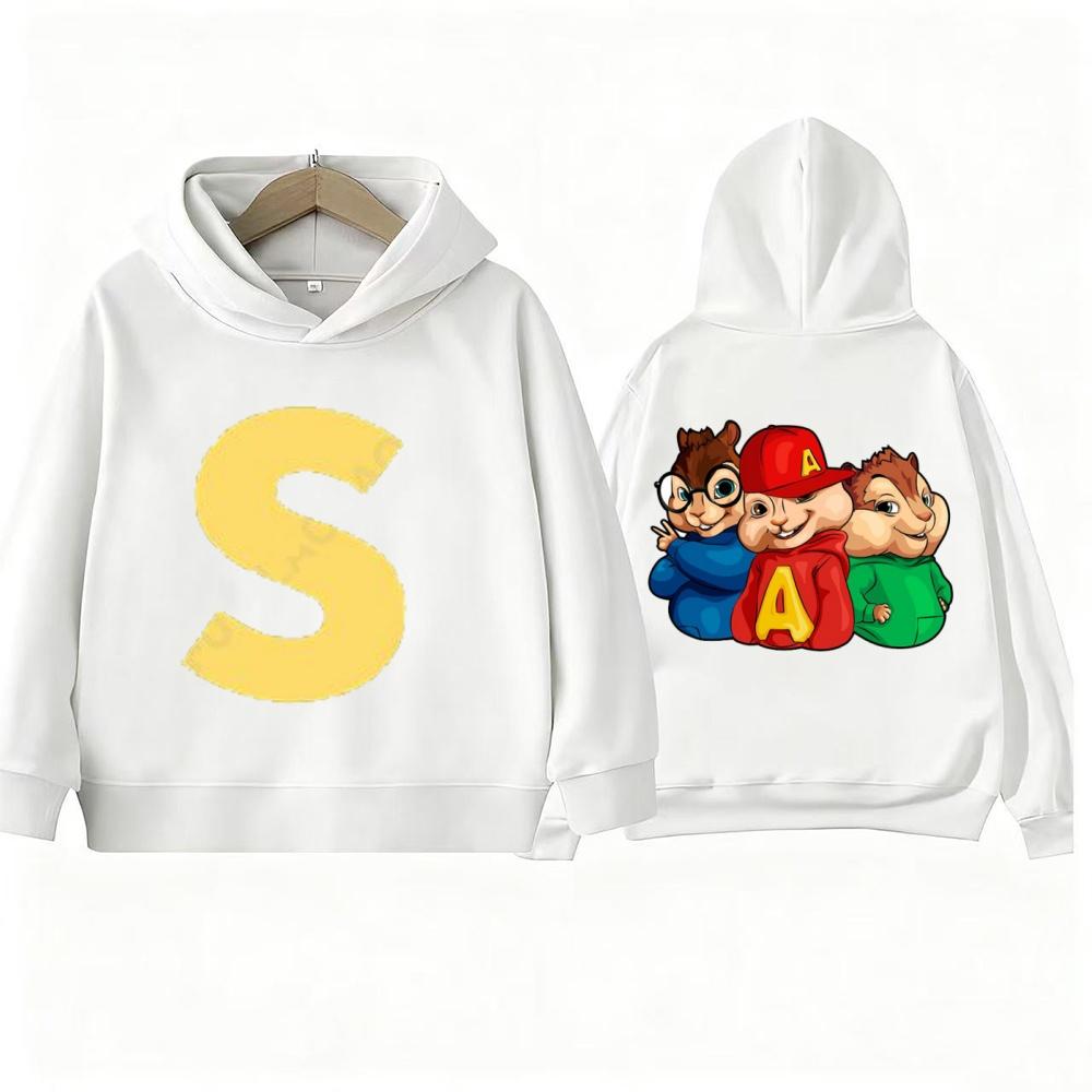 Chipmunk Printed Kids Hoodie Sportswear Spring and Autumn Children's Boy Long Sleeve Tees Top Casual Fashion Girl Hoodie