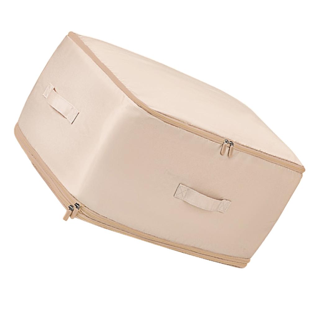 Large Comforter Storage Bag Functional Quilt Storage Bag with Carry Handles Space Saving Quilt Containers