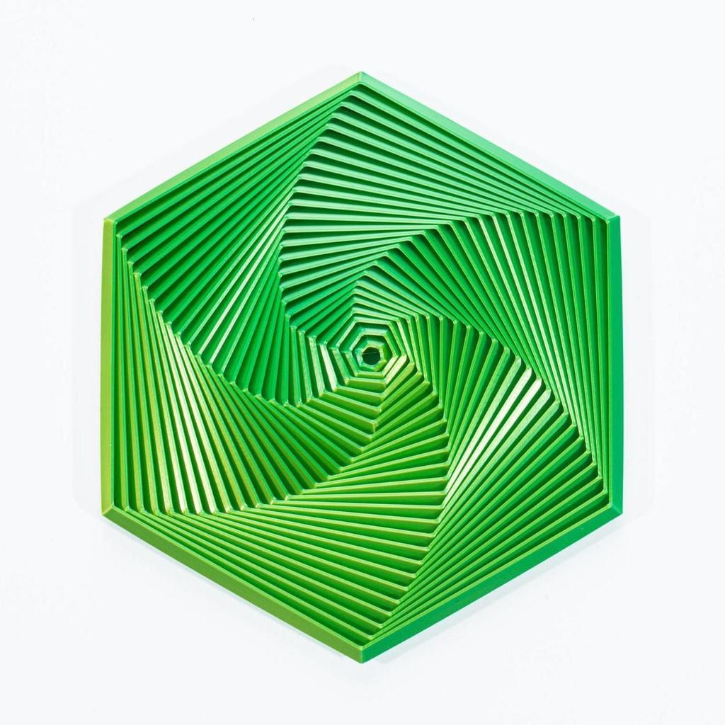 Шестиугольная stacking-головоломка с 3D-печатью, музыкальная шкатулка, иллюзорная вращающаяся игрушка для снятия стресса и декора, волшебная иллюзия, подарок для взрослых
