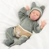 45cm Whole Body Silicone Vinyl Bebe Reborn Girl  Handmade Lifelike Realistic Reborn Doll Toy For Children