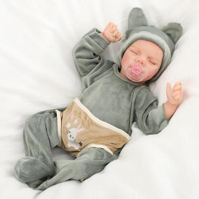 45 см все тело силиконовый винил Bebe Reborn Girl ручная работа реалистичная кукла Reborn игрушка для детей