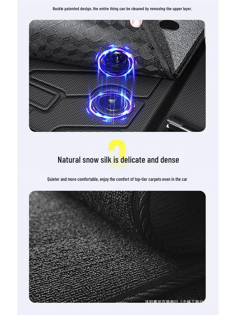 Коврики в салон Geely Star Wish 2025 из ТПЭ: Аксессуар для салона автомобиля с полным покрытием.