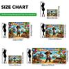 2D Flat Backdrop1pc Pirate Theme Beach Birthday Party Backdrop Banner Polyester Wall Decor For Living Room Bedroom Office Outdoor Decor