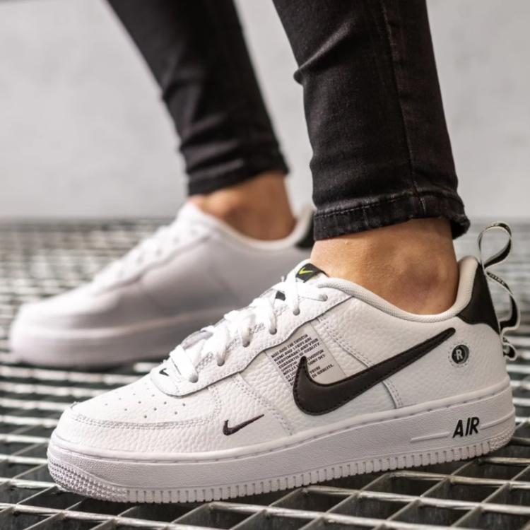 Nike Air Force 1 Low Utility Белый Черный GS AR1708-100