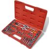 Tap and Die Set - VIDAXL - 40 Pieces - Carbon Steel - Carrying Case Included