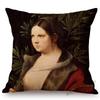 Italian Renaissance Giorgione Famous Oil Painting Sleeping Venus Linen Sofa Decoration Pillow Case Gallery Art Car Cushion Cover