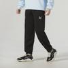 Puma Штаны спортивные мужские из плотного флиса с вышитым логотипом и шнуровкой, трикотажные, черные 625311-01