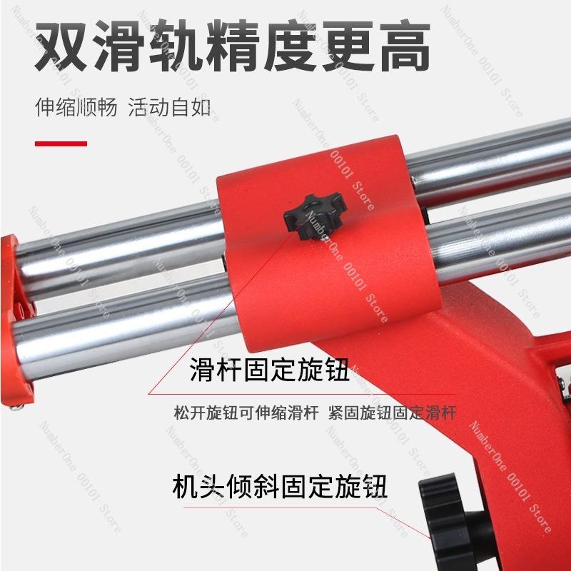 12-Inch Industrial Push-Pull Miter Saw,High-Precision Aluminum and Wood Cutting Machine,Adjustable Desktop Cutting Equipment